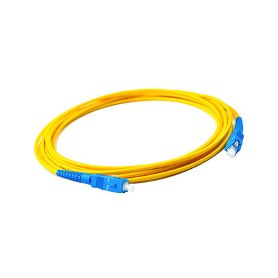 Equipamento de Fibra Óptica SC UPC Fibra Óptica Patchcord para Conexão de Fibra Óptica de Rapidez