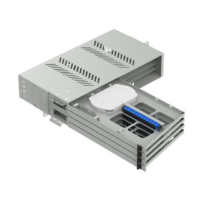 19 polegadas tipo de balanço SC UPC Fibra Óptica Patch Panel Sub ODF Quadro de Distribuição Sub Óptica