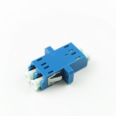 2 portas PBT LC UPC adaptador de fibra óptica acoplador duplex auricular para acoplador de fibra óptica
