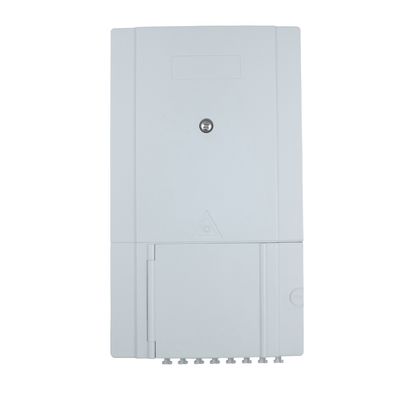 PC ABS Material usado Rede ODN FTTH IP65 Exterior 8 Núcleos Fibra Óptica caixa de terminação