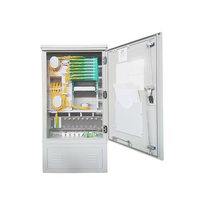 144 Capacidade Cabinet de distribuição de fibras LAN com fio para redes de banda larga urbanas rurais