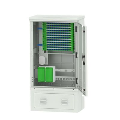 Armário de distribuição de fibra exterior IP65 SMC para rede LAN com fio FTTH FTTX