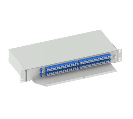 FTTX Rede 19 polegadas Fibra Óptica Splitter Patchpanel Sub ODF Tipo de balanço para em sistemas