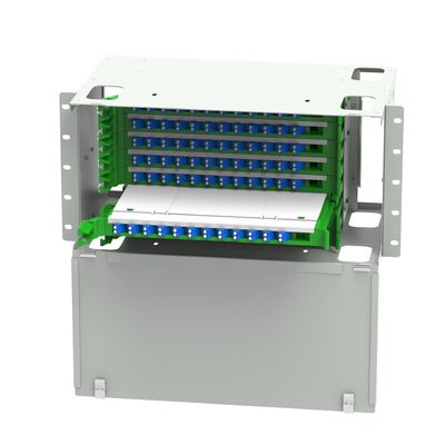 LC Tipo 96 Ports Fiber Patch Panel para distribuição de rede FTTH no Data Center ODF