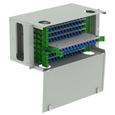 96 Portos Fibra Óptica Patchpanel de Distribuição para Quadro de Distribuição Subóptica em Branco