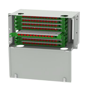 96 Port FC Tipo de distribuição de fibra óptica Patchpanel Fibra óptica Equipamento para Data Center