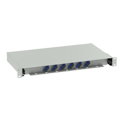 FTTX Patchpanel de distribuição de fibra óptica de tipo SC branco para um desempenho óptimo da rede