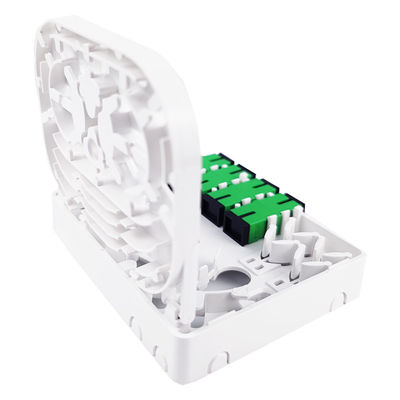 SC/APC Grão 4 núcleos Painel de tomada de fibra óptica de plástico para redes FTTH interiores