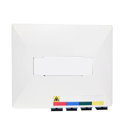 4 núcleos interiores painel de tomada de placa de fachada de fibra óptica de plástico UPC com tamanho 100 * 80 * 30mm