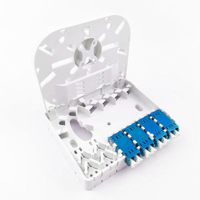 102*81*30mm LC/UPC Fibra Óptica de Plástico Faceplate Socket Panel para rede FTTH interior