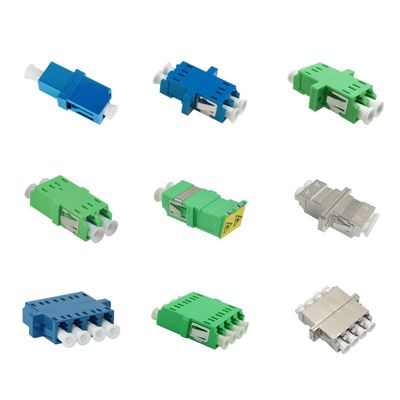 1 porta / 2 portas / 4 portas LC APC UPC PC adaptador de fibra óptica para conexão suave