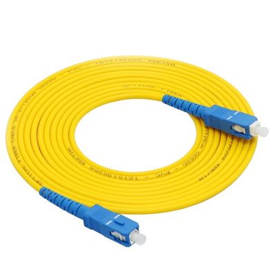 Conexão de fibra óptica de longo prazo SC Fibra óptica Pigtail Patchcord com 5 vezes