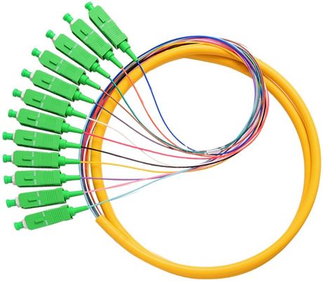 Conexão de fibra óptica de longo prazo SC Fibra óptica Pigtail Patchcord com 5 vezes