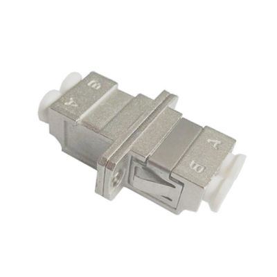 1 porta / 2 portas / 4 portas LC APC UPC PC adaptador de fibra óptica para conexão suave