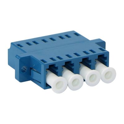 1 porta / 2 portas / 4 portas LC APC UPC PC adaptador de fibra óptica para conexão suave