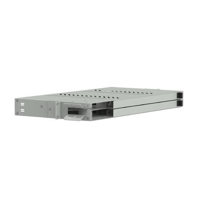 Quadro de distribuição subóptico 24 portas LC APC Swing Tipo 19 polegadas Fibra Óptica Patch Panel