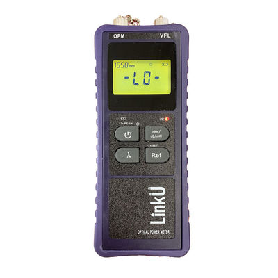 Rede ODN db Contador de fibra óptica armazenamento de dados Contador de potência óptica portátil com 3