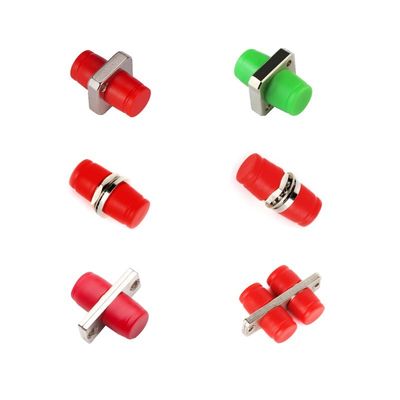 1 Port Square Rectangular grande D pequeno D simplex duplex APC UPC PC FC Adaptador para FTTH FTTB FTTX Network
