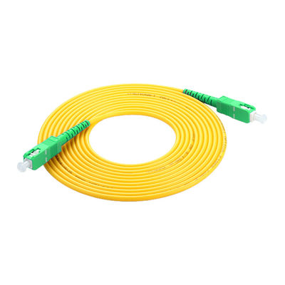 Conexão de fibra óptica SC Cordão de ligação de fibra óptica para equipamento APC 5