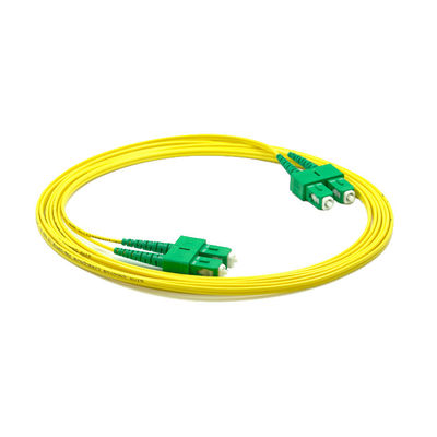 Conexão de fibra óptica SC Cordão de ligação de fibra óptica para equipamento APC 5