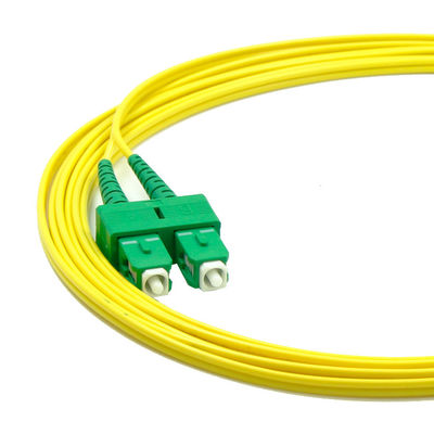 Conexão de fibra óptica SC Cordão de ligação de fibra óptica para equipamento APC 5