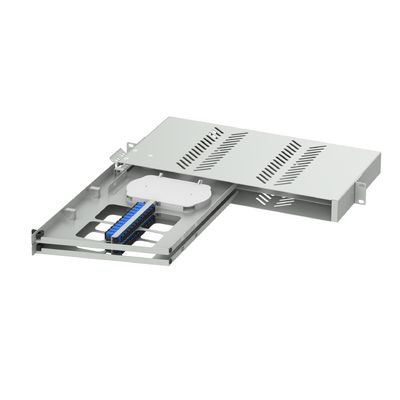 Data Center Optimum 24 portas 19 polegadas Tipo de balanço SC UPC Fibra Óptica Patch Panel Sub ODF