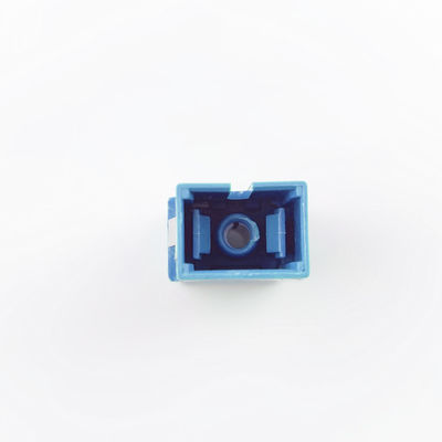 1 Port PBT Material sem orelhas e à prova de poeira Simplex Coupler SC Adaptador de fibra óptica com UPC