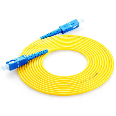 Equipamento de Fibra Óptica SC UPC Fibra Óptica Patchcord para Conexão de Fibra Óptica de Rapidez