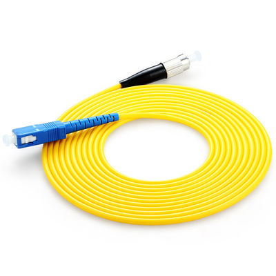 Função de conexão de fibra óptica comprimento personalizável SC FC Fibra óptica patchcord