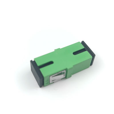 SC APC acoplador simplex à prova de poeira sem orelhas para ligação ativa de fibra óptica em FTTH