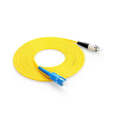 Função de conexão de fibra óptica comprimento personalizável SC FC Fibra óptica patchcord