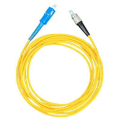 Função de conexão de fibra óptica comprimento personalizável SC FC Fibra óptica patchcord