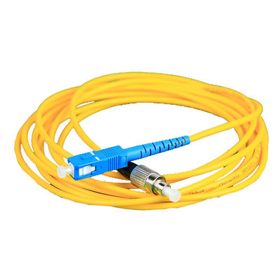 Função de conexão de fibra óptica comprimento personalizável SC FC Fibra óptica patchcord