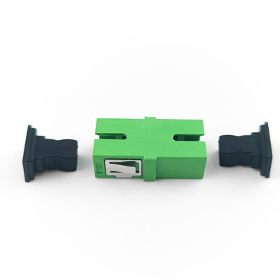 SC APC acoplador simplex à prova de poeira sem orelhas para ligação ativa de fibra óptica em FTTH