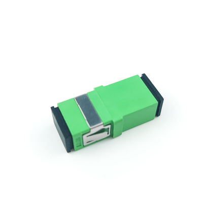 SC APC acoplador simplex à prova de poeira sem orelhas para ligação ativa de fibra óptica em FTTH