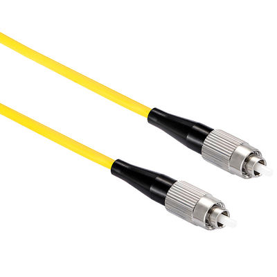 Equipamento de patchcord de fibra óptica FC de comprimento personalizável para conexão de fibra óptica