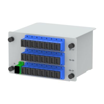 FTTX Fibra Ótica PLC Splitter Insert Tipo 1x2 1x4 1x8 1x16 1x32 1x64 com SC/UPC 5