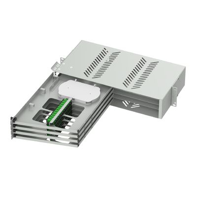 19 polegadas Fibra Óptica Patch Panel Sub ODF para Data Center Network ODN SC APC Swing Tipo
