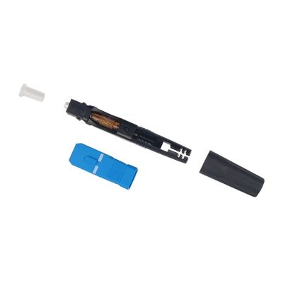 FTTH Simplex Field Assembly SC Fibra Óptica Drop Cable para Conector Rápido de Rede