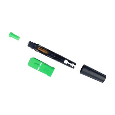 FTTH Simplex Field Assembly SC Fibra Óptica Drop Cable para Conector Rápido de Rede