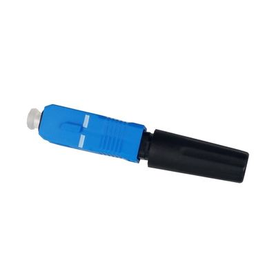 FTTH Simplex Field Assembly SC Fibra Óptica Drop Cable para Conector Rápido de Rede