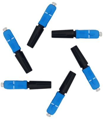 FTTH Simplex Field Assembly SC Fibra Óptica Drop Cable para Conector Rápido de Rede