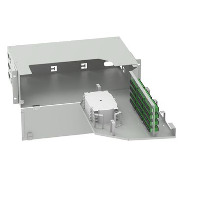 Direct 96 Cores SC APC Type Swing Patch Panel para Projetos FTTH de Rede 5 Rede ODN