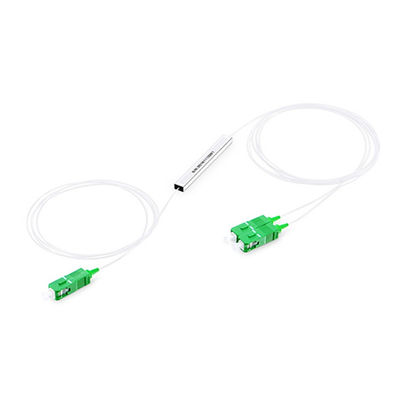 1310nm 1550nm comprimento de onda PLC divisor de fibra óptica para rede FTTX comprimento personalizado