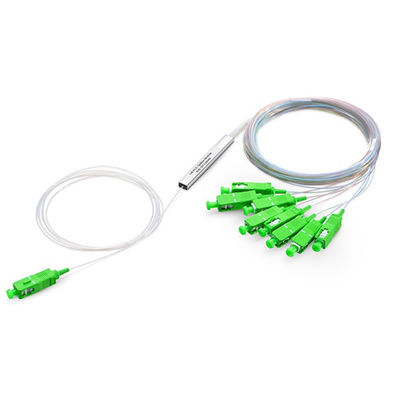 1310nm 1550nm comprimento de onda PLC divisor de fibra óptica para rede FTTX comprimento personalizado