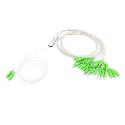 1310nm 1550nm comprimento de onda PLC divisor de fibra óptica para rede FTTX comprimento personalizado