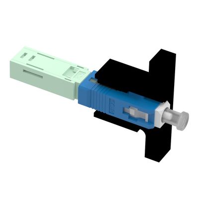 Simplex SC Fibra Óptica Conector Rápido UPC Polido para Cabeça de Caixa FTTH Field Assembly