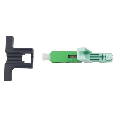 Simplex SC Fibra Óptica Conector Rápido UPC Polido para Cabeça de Caixa FTTH Field Assembly