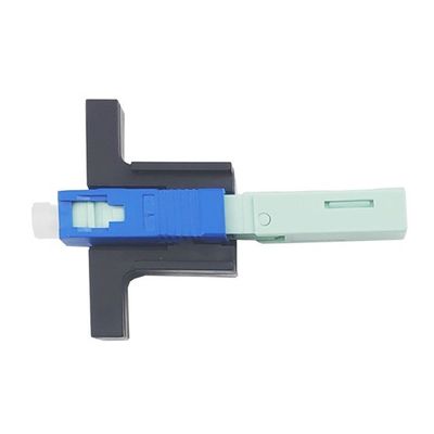 Simplex SC Fibra Óptica Conector Rápido UPC Polido para Cabeça de Caixa FTTH Field Assembly