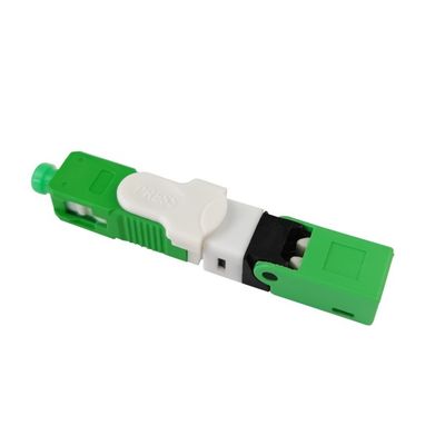 MAX≤0,5dB Perda de inserção SC UPC SM Simplex Fibra Óptica Conector Rápido para FTTH e Rede